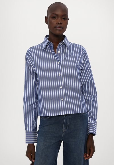 CLOSED CROPPED CLASSIC SHIRT - Blúzka so zapínaním na gombíky - graphite blue