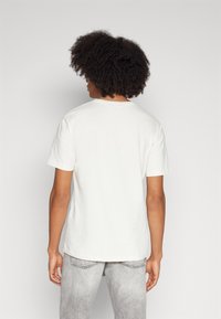 DOUBLE A BY W.W. ACE LOGO - Marškinėliai su spaudiniu - offwhite