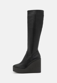 Steve Madden JUSTLY - Bottes compensées - black