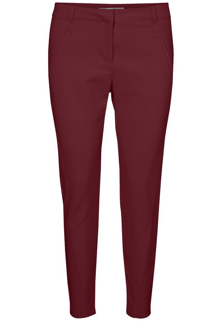 Vero Moda Broek bordeauxrood