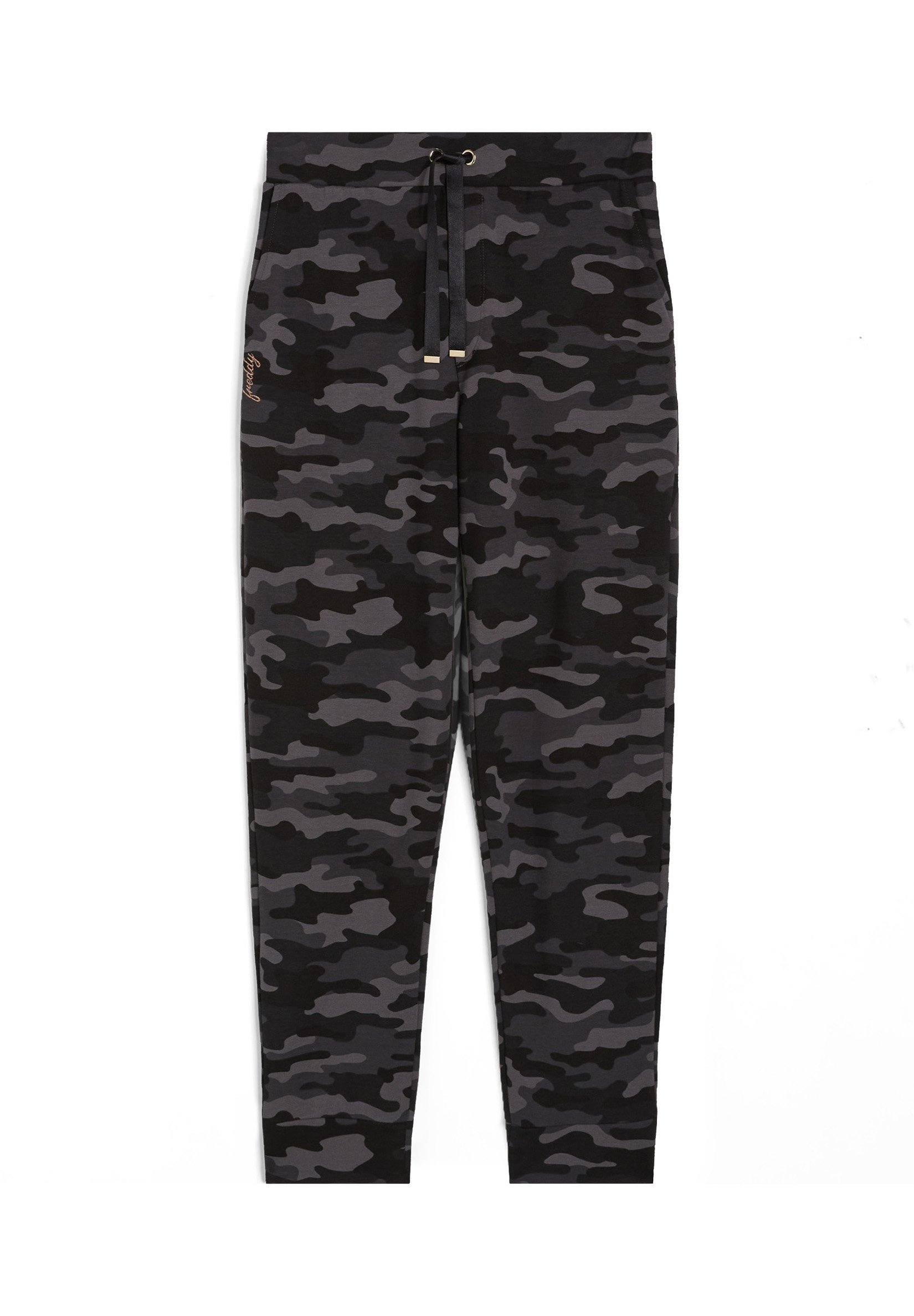 Freddy IN FRENCH STAMPATO CAMOUFLAGE Pantaloni sportivi black