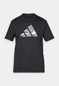 CAMO LOGO - T-shirt imprimé - black