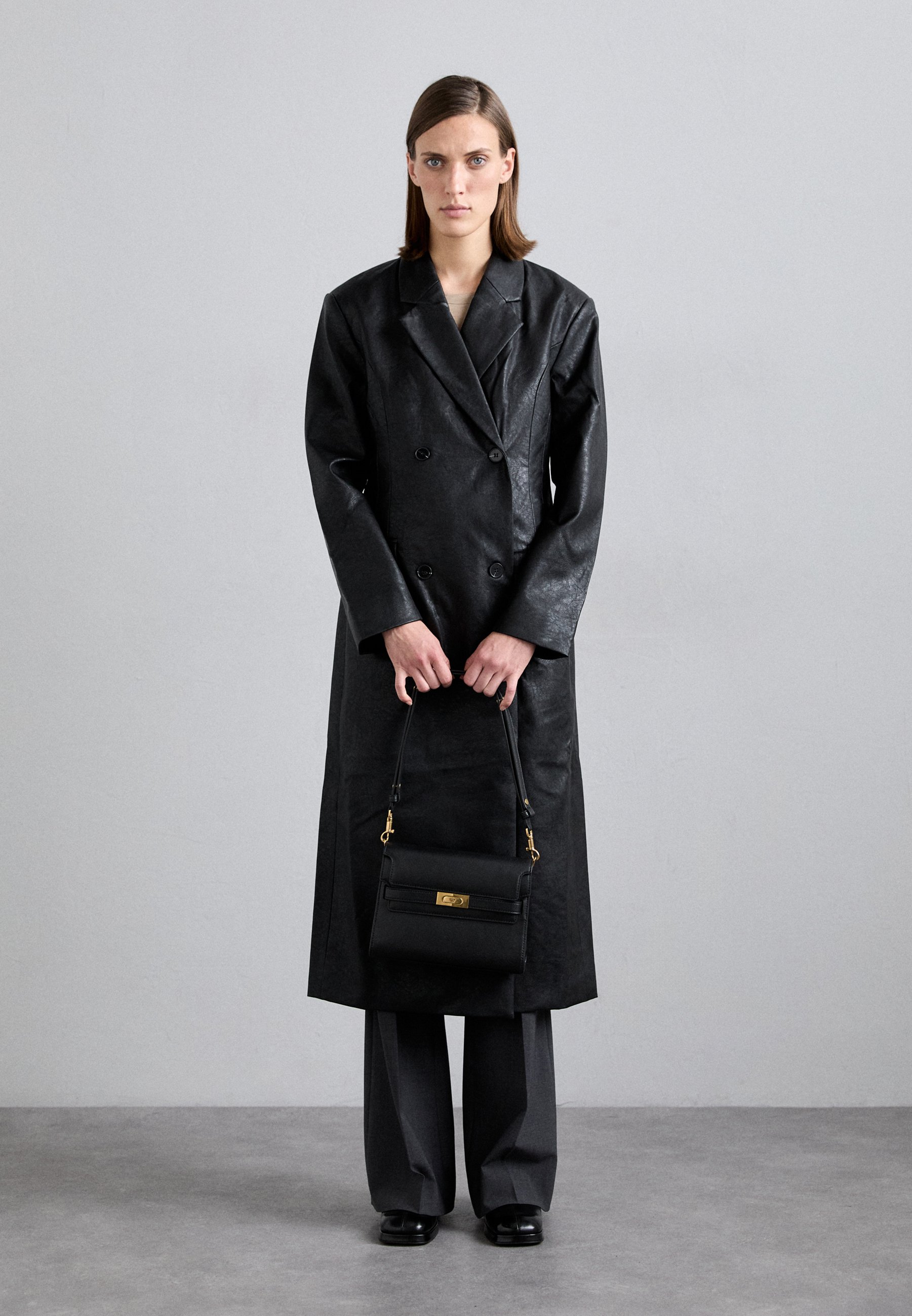 Tory Burch LEE RADZIWILL SHOULDER BAG - Handbag - black - Zalando