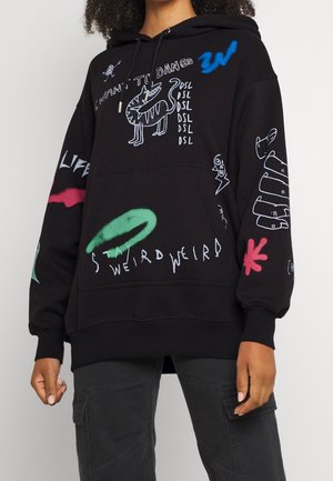 Kapuzenpullover - black