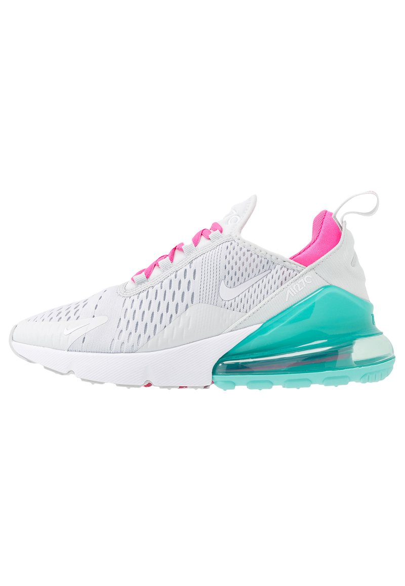 Nike Sportswear Air Max 270 Zapatillas Pure Platinum White Pink Blast Aurora Green Plateado Zalando Es