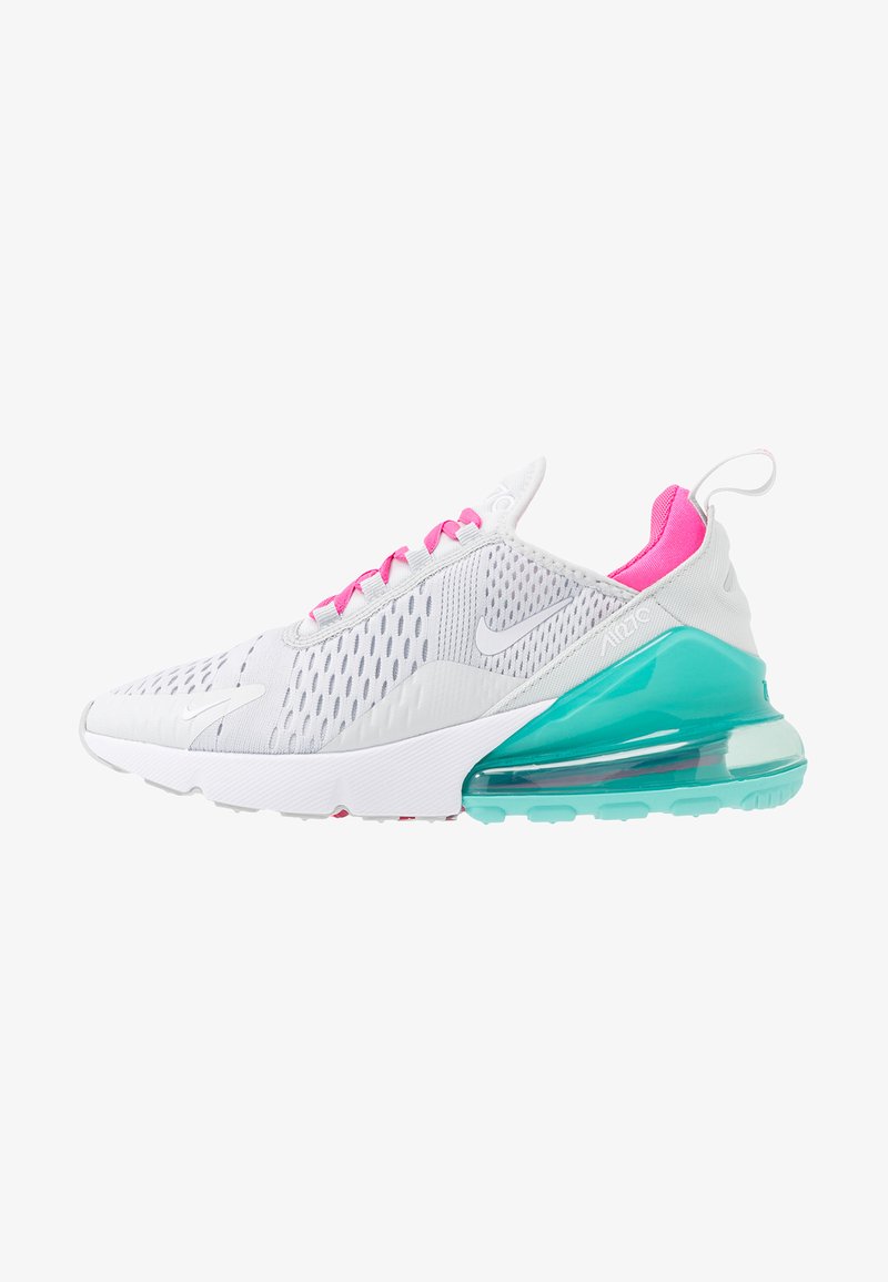 Nike Sportswear Air Max 270 Trainers Pure Platinum White Pink Blast Aurora Green Silver Coloured Zalando Ie Nike Sportswear Air Max 270 Trainers Pure Platinum White Pink Blast Aurora Green Silver Coloured Zalando Ie