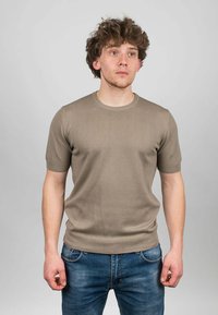 SHORT SLEEVE  - T-shirt basic - taupe