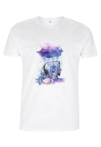Henry Tiger DISNEY WINNIE THE POOH WATERCOLOR EEYORE UNISEX - Camiseta estampada - white