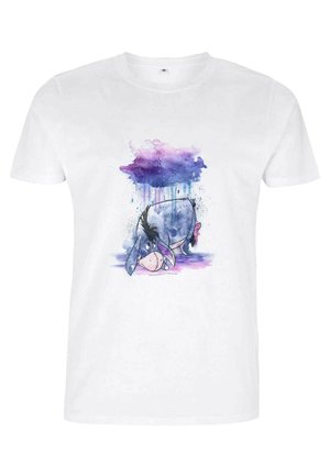 DISNEY WINNIE THE POOH WATERCOLOR EEYORE UNISEX - T-shirt z nadrukiem