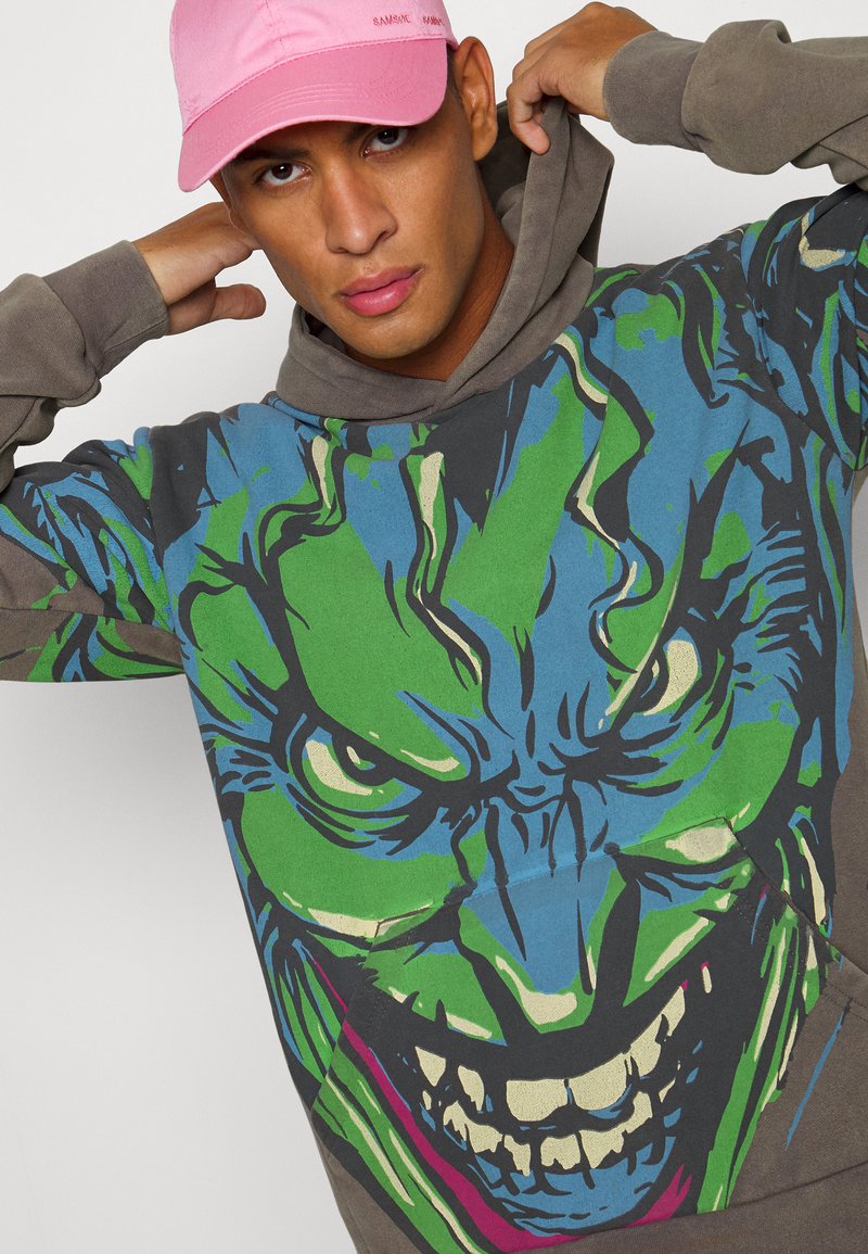 STAPLE PIGEON JOKER FACE HOODIE UNISEX - Hoodie - charcoal/donkergrijs -  Zalando.nl