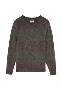 Scalpers ICON SAUNDER STRIPES - Strickpullover - brown