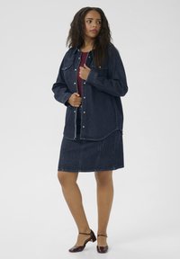 Kaffe Curve ELISA - Button-down blouse - dark blue denim