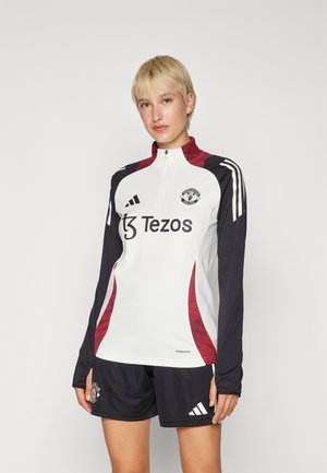 MANCHESTER UNITED TIRO 24 - Long sleeved top - off-white/black