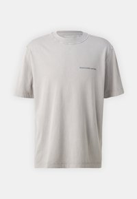 Abercrombie & Fitch VINTAGE BLANK LOGO - T-shirt med print - flint gray acid wash