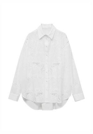 Mango PARA - Overhemdblouse - blanc cassé