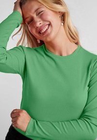 Pieces Langarmshirt - absinthe green