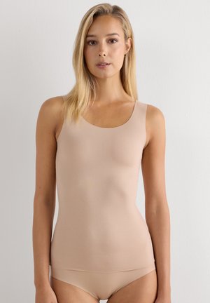 Intimissimi, ROUND NECK AND RAW CUT - Unterhemd/-shirt - nude