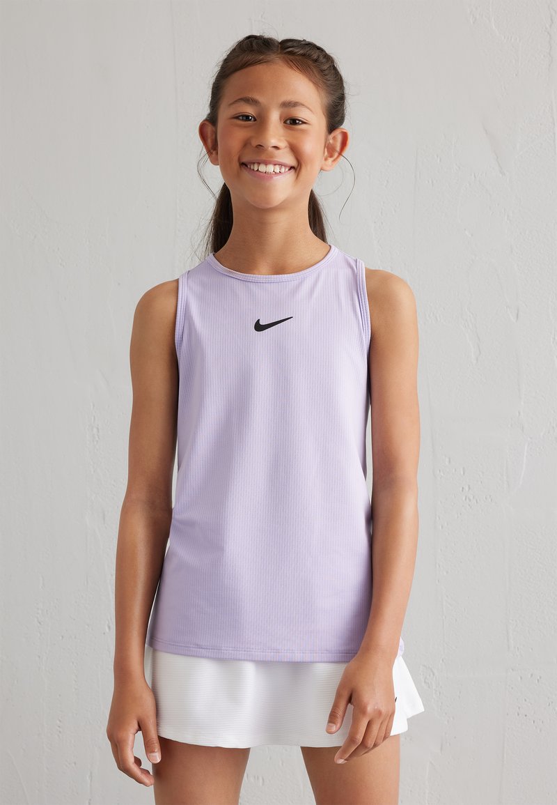 Nike Performance DF TANK UNISEX - Top - hydrangeas/black