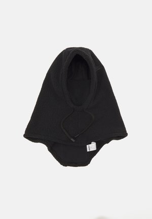 HOOD HIGH PILE UNISEX - Sjal - black/dark smoke grey