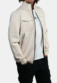 Redskins Sweat zippé - beige