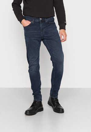 Vaqueros pitillo - dark-blue denim