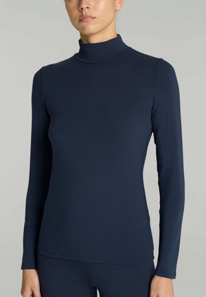 SOFT TOUCH - Maglietta a manica lunga - blu