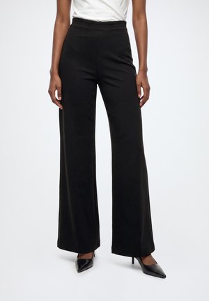 Marc O'Polo, MARGO WIDE LEG TROUSERS - Дънки с широк крачол - black