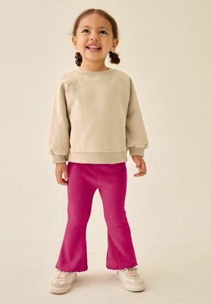 Next, REGULAR FIT - BERRY FLARE LEGGINGS - Stoffhose - berry pink