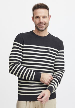 FQKYLE STRIPE CREW NECK  - Strickpullover - salute