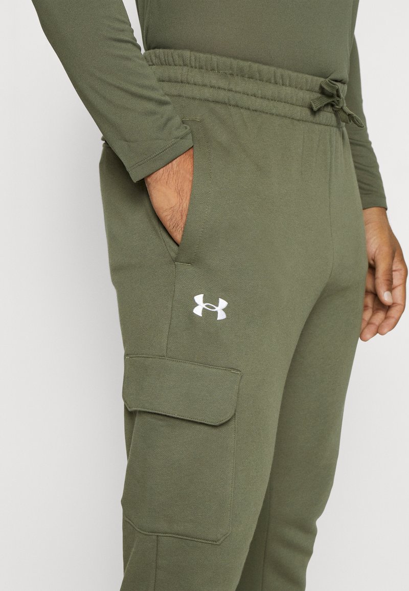 Under Armour RIVAL FLEECE Tracksuit bottoms marine od green