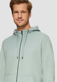s.Oliver Sweater met rits - salbeigrün
