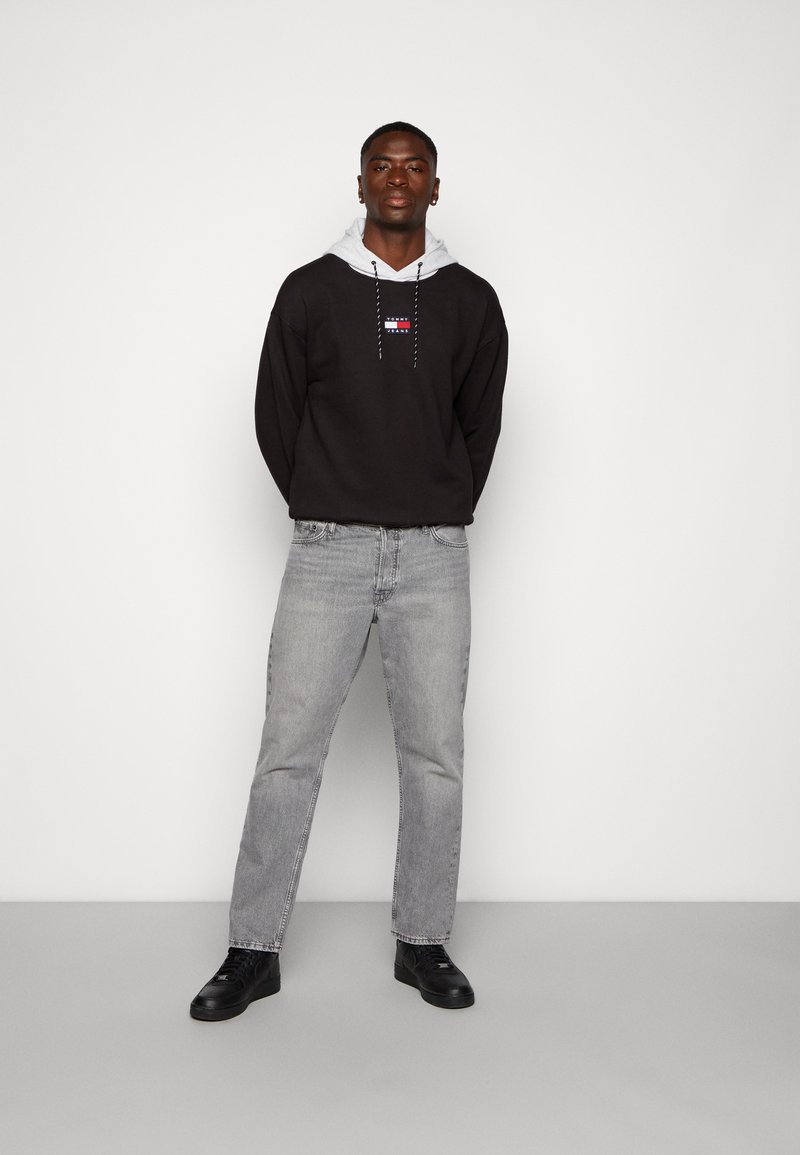 Tommy Jeans MIX MEDIA HOODIE Hoodie black Zalando.co.uk