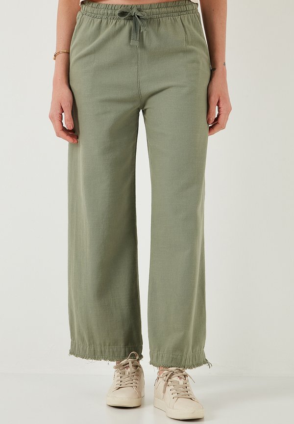 REGULAR FIT - Stoffhose - khaki