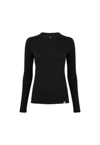Langærmet T-shirt - black