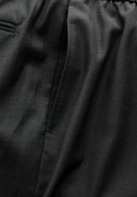 Next REGULAR FIT -CHECK SMART - Pantalones chinos - black