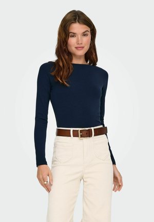 ONLKISS LIFE LS BOATNECK CC JRS NOOS - Longsleeve - navy blazer