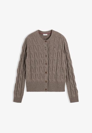 Tommy Hilfiger, SOFT WOOL CARDI - Жилетка - hot coco heather