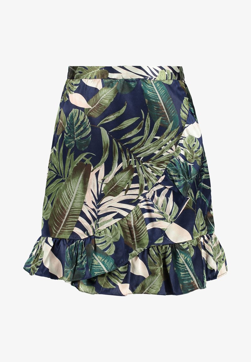 Vero Moda VMLEAVES FRILL SKIRT Wikkelrok night sky Pier One Overknee laarzen bordeaux Zalando.nl