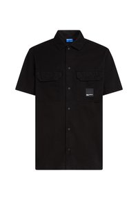 SHORT-SLEEVED BUTTON-UP - Skjorta - black