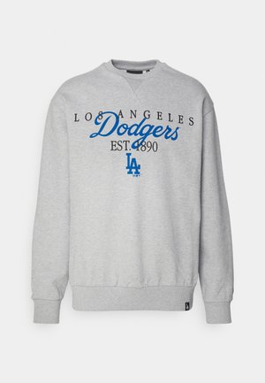 New Era MLB LOS ANGELES DODGERS LIFESTYLE CREW NECK - Vereinsmannschaften - grey