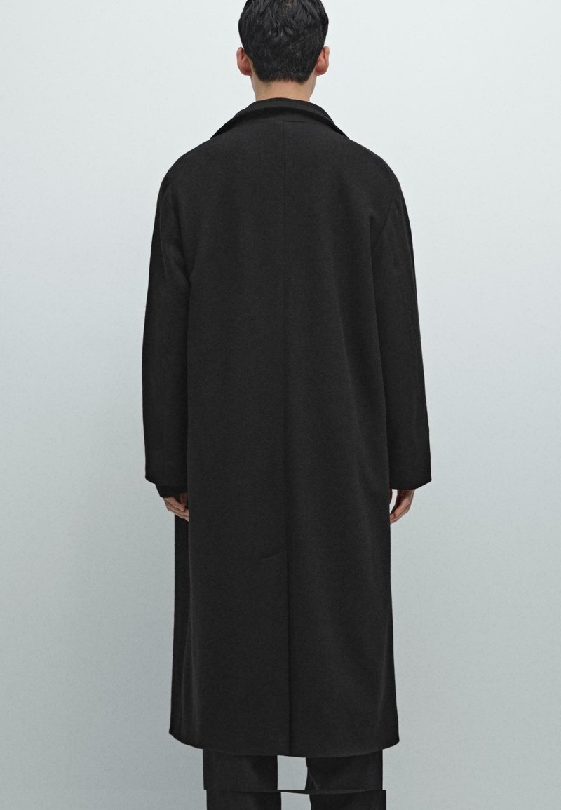 大幅値下げ！Massimo Dutti 黒 ロングコート Massimo Dutti LONG HIGH NECK - Classic coat - black - Zalando.co.uk