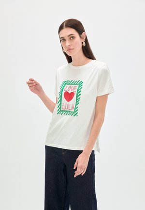 Camiseta estampada - white