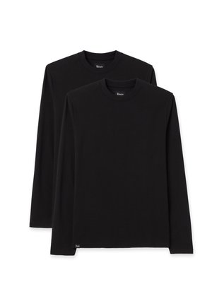 EVERYDAY LONGSLEEVE TWIN PACK - Langarmshirt - black