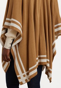 Lauren Ralph Lauren TWO-TONE REVERSIBLE RUANA - Mantella - camel/cream