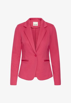 Roosast bleiserist, millel on üks nööp, lõikega krae ja küljetaskud. Sile tekstuur ja sobiv disain. Brändi silt: ICHI.