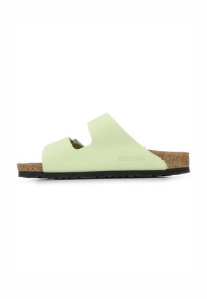 Sandalias planas - faded lime