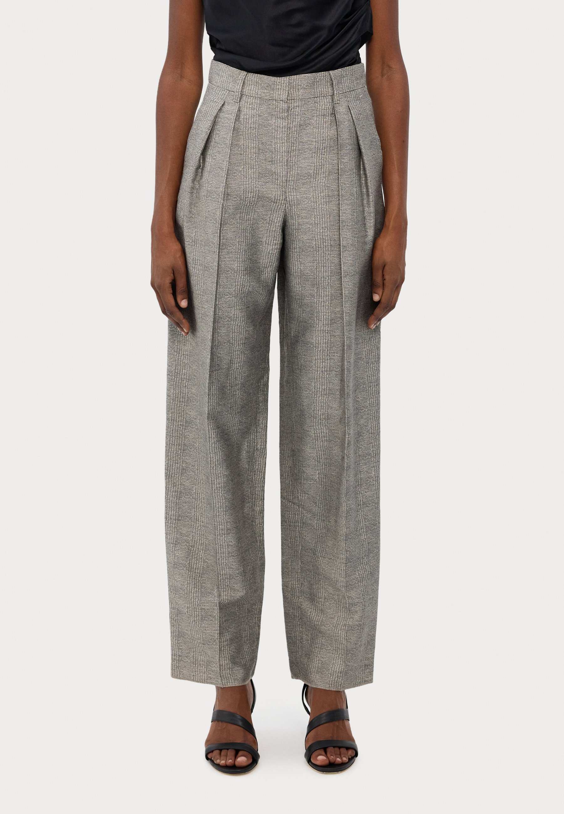 Emporio Armani TROUSER - Trousers - greige/grey - Zalando.co.uk