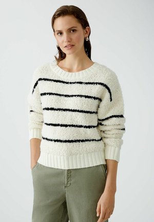 Oui, Jumper - white black