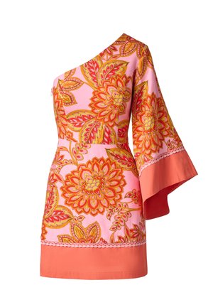 Adrianna Papell, PRINTED SHORT DRESS - Hverdagskjole - pink multi
