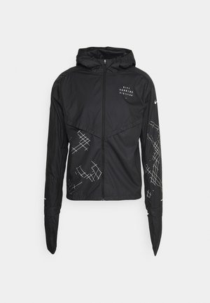 RUN DVN FLASH  - Kurtka do biegania - black/reflective silv